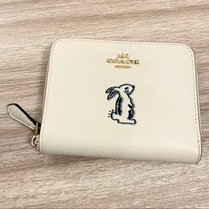 Coach x Selena Small Zip Around Wallet With Bunny